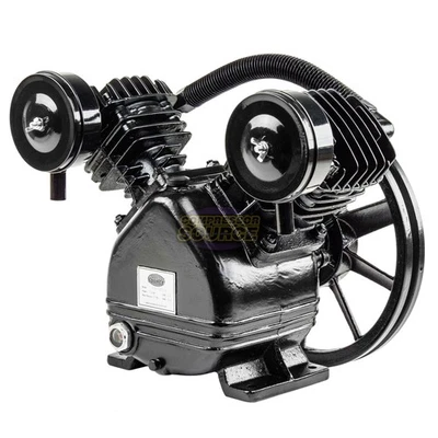 3 HP Replacement Air Compressor Pump Single Stage V Style Twin Cylinder 2 Piston - Image 1 of 4