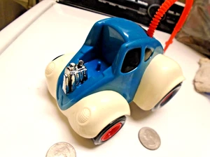 1972 SSP 'BUGSTER' VW BEETLE toy car w pull strip - Picture 1 of 3