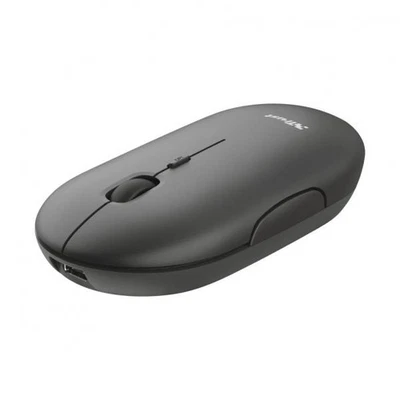 TRUST MOUSE PUCK WIRELESS MOUSE NERO - Immagine 1 di 4