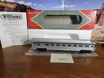 Williams O Gauge Aluminum 72-foot Pennsylvania Broadway Limited Observation Car - Image 1 of 4