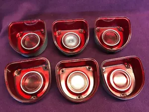 1968 Impala Tail Lights Lens Set OE GM SS 327 427 BelAir Biscayne - Foto 1 di 5