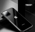 Case For Apple iPhone 12 11 Pro X XR XS Max Silicone Case Transparent Chrome