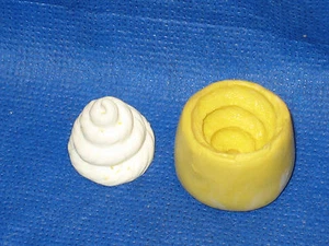 Ice Cream Swirl only Silicone Mold #8 For Chocolate Candy Resin Fimo Soap Candle - Picture 1 of 1