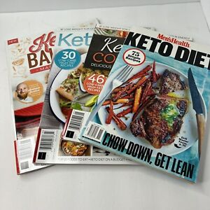 Keto MAGAZINE Lot of 4 Holiday And Everyday Weight Loss Recipes UK Mens Health