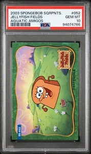 POP 1 Aquatic Amigos Spongebob Toast Jellyfish Fields #52 PSA 10 ROOKIE Rare RC - Picture 1 of 2
