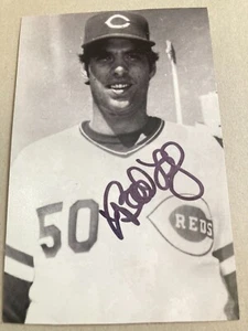 Brad "The Animal" Lesley Cincinnati Reds Signed Postcard Photo D. 2013 NPB - Picture 1 of 3