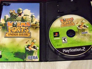 Worms Forts: Under Siege (Sony PlayStation 2, 2005) - Picture 1 of 2