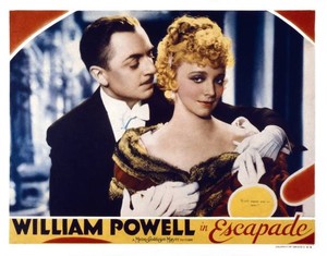 Escapade Lobby Card William Powell Virginia Bruce 1935 Old Movie Photo
