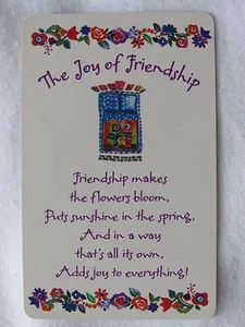 Positively! American Greetings plastic inspiration card FRIENDSHIP (b11) - Picture 1 of 1