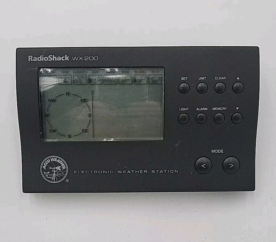 RadioShack WX 200 Electronic Weather Station AccuWeather Works - Image 1 of 4