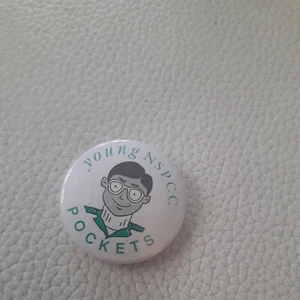 Insignia vintage de bolsillos jóvenes de Nspcc - Imagen 1 de 3