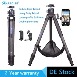 Kohlefaser-Stativ Heavy Duty Kameraweg Tripod mit 52 mm Kugelkopf 32,5 mm Rohr - Bild 1 von 21