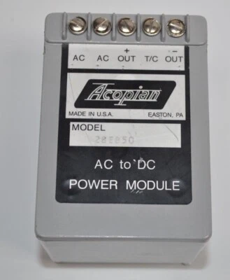 ACOPIAN 28EB50 POWER MODULE AC to 50 DC - Image 1 of 3