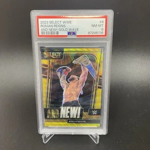 2023 Seleziona WWE - Roman Reigns - Gold Wave - E Nuovo! #'d 03/10! PSA 8! - Foto 1 di 5