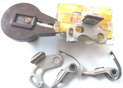 Dedo de distribución + 2 interruptores, BMW 507, original de stock antiguo Foto 1 de 2