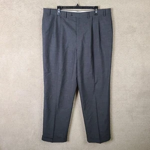 Lauren Ralph Lauren Hose Herren 40x32 Grau Wolle Total Comfort Bundfaltenhose - Bild 1 von 13