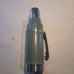 Stanley Thermos, metal Classic green, excellent condition - Picture 1 of 9