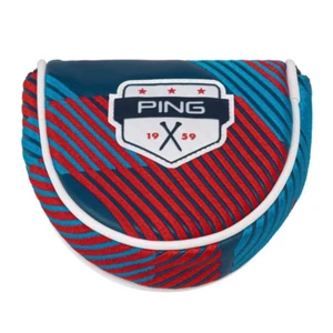 ** PING ** STARS AND STRIPES MALLET PUTTER COVER " VELOUR LINING " - Picture 1 of 2
