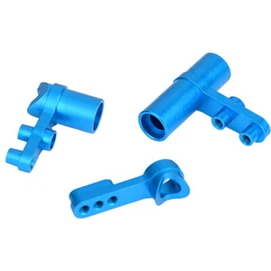 (Azul) Juego de 3 piezas de aluminio servo ahorrador de dirección para HSP 1:10 RC modelo de coche BS - Imagen 1 de 8