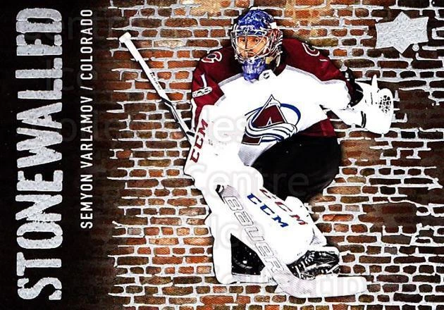 2018-19 Upper Deck Stonewalled #10 Semyon Varlamov - Image 1 of 1