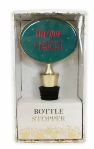 Merry & Bright Epoxy Bottle Stopper Oliver Smith & Co. - Picture 1 of 1