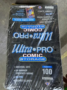 100 Ultra Pro Comic Book Binder Storage Sheets / Sleeves - Resealable - Sealed - Picture 1 of 1