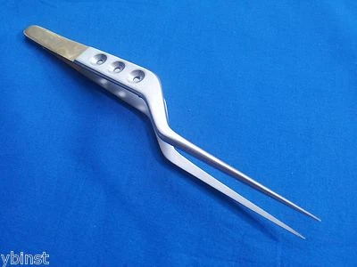 Yasargil Micro Bayoneta Pinzas 7" Neurología Oftálmica Instrumentos Quirúrgicos Foto 1 de 3