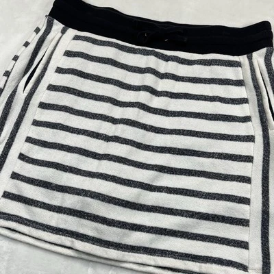 Jones New York Size Large Blue striped Skort French Terry Cloth - Image 1 of 4