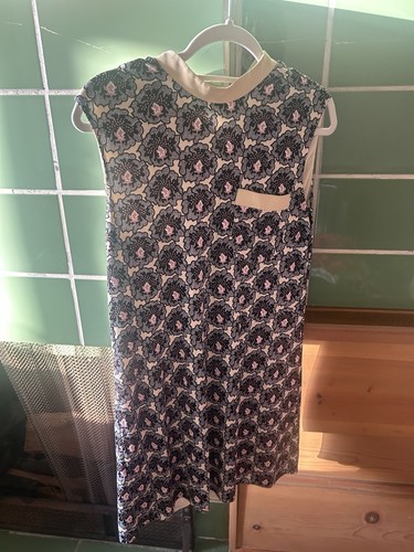 Abito donna Prada smanicato con taschino 2015 taglia 40