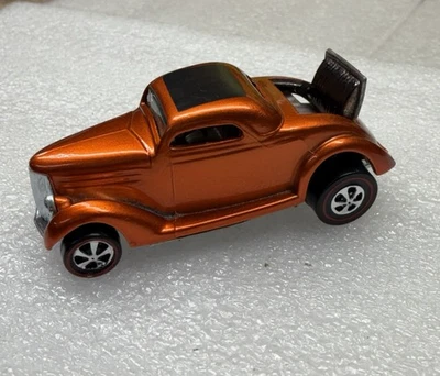 Hot Wheels Redlines *RESTORED* Classic ‘36 Ford Coupe Spectraflame Orange - Image 1 of 4