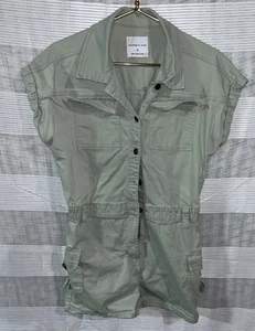 CELEBRITY PINK Boilersuit Jumpsuit size M  Sage Denim Shorts Romper - Picture 1 of 3