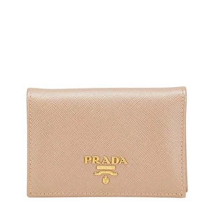 PRADA Safiano Card Case Pass Case Women 【Used】 - Picture 1 of 12