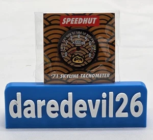 2025 SPEEDHUT '71 Nissan Skyline Tachometer SEMA Show Enamel Pin - Picture 1 of 2
