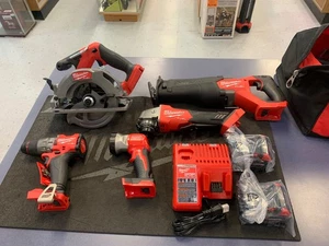 Milwaukee M18 Cordless Combo Tool Kit - Red (2696-24) - Picture 1 of 8