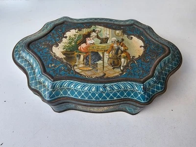 Ancienne boite publicitaire lithographiée - Biscuits Pernot Dijon - Photo 1/4