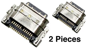 2X LG K41 Premier Pro Plus L455DL USB Charger Charging Port Dock Connector - Picture 1 of 3