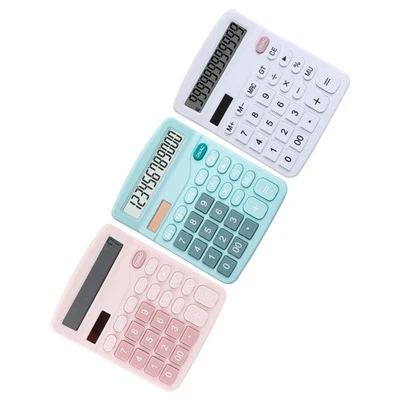 Solar Calculator Multifunctional Fashionable Cute Small Digital Desktop - Image 1 of 4