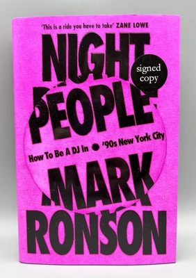 SIGNED - Night People By Mark Ronson SPRAYED Edges New 1st Edition Hardback - Image 1 of 4