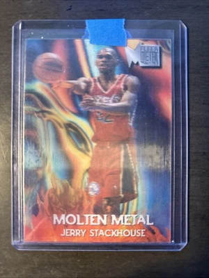 1996 Fleer Metal Molten Metal #9 Jerry Stackhouse  - Image 1 of 4