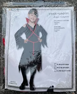 Black & Red Girls Vampire Costume, Size L (10-12), NEW CONDITION, PMG Halloween - Picture 1 of 2