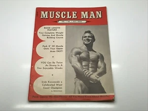 Muscle Man Vol. 1 No. 1 Vintage Gay Male Beefcake Magazine - Foto 1 di 3