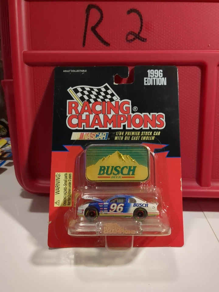 2x Racing Champions NASCAR Die Cast Stock Car # 19 Chad Little W/ Stand 1 64