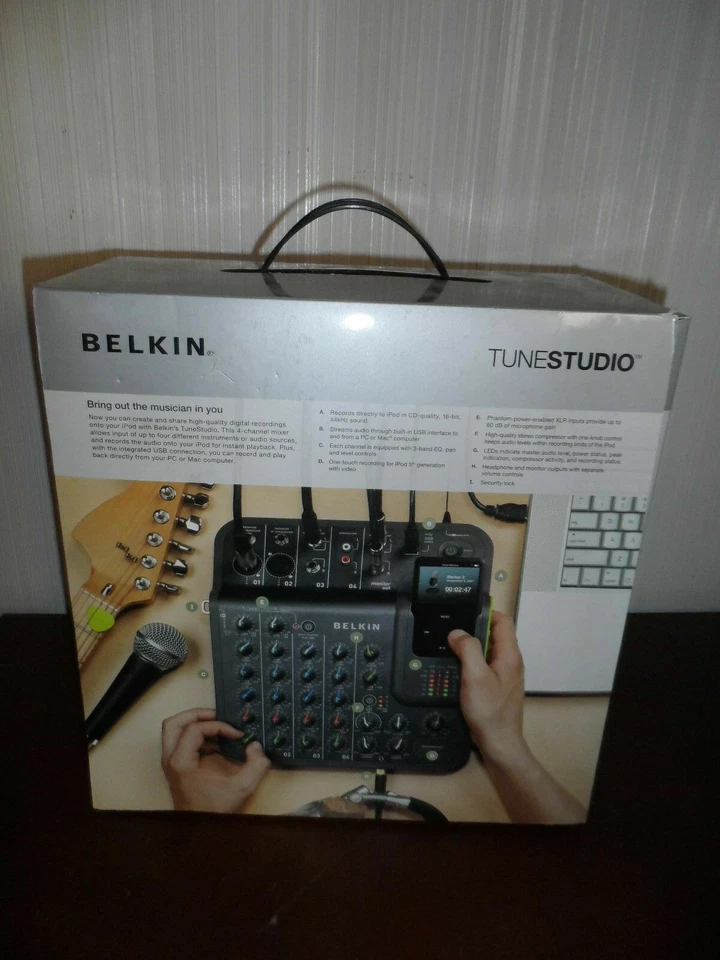 Belkin TuneStudio Portable Digital Multitrack Recorder For Ipod FBZ109 - NEW - Image 1 of 1