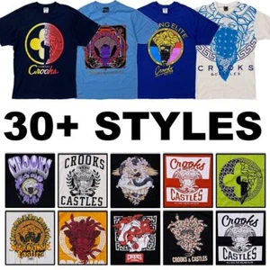 Crooks & Castles Men's Assorted Styles Graphic Print Tee T-Shirt - Picture 1 of 50