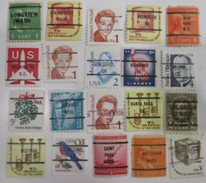 PRECANCEL ( 20) DIFFERENT "MINT NOT HINGED OG PRECANCEL" PSS#MIXED - Picture 1 of 1