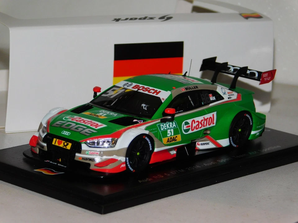 AUDI RS5 CASTROL ABT AUDI SPORT TEAM #51 DTM 2018 SPARK SG434 1:43 - Immagine 1 di 1
