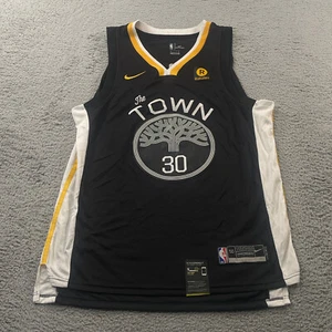 Golden State Warriors Jersey Men Large 50 Nike Aeroswiet NBA #30 Curry Swoosh - Picture 1 of 10