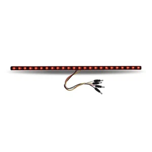 17" Marker Undermount LED Strip - Red LED/Red Lens - Picture 1 of 3