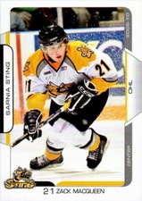 Zack MacQueen 2009-10 Sarnia Sting