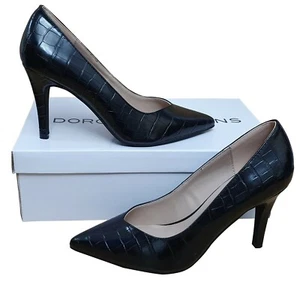 Zapato de cancha Dorothy Perkins Drake para dama negro efecto piel de serpiente precio de venta sugerido por el fabricante 23 GBP - Imagen 1 de 7